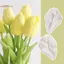 TRTR 2 Chiếc Cánh Hoa Tulip Khuôn Silicon Dụng Cụ Trang Trí Bánh Veiner Khuôn Gumpaste, Sugarcraft, Nhựa Đất Sét Khuôn VN