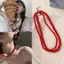 AqToCna Màu Đỏ Mã Não Đá Tự Nhiên Đính Hạt Nelaces Dành Cho Nữ Mạ Vàng Hạt Chokers Pendientes AqToCna