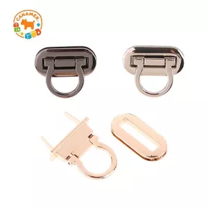CANAMEK Kim Loại Khóa Xoay Lo Hình Bầu Dục Kim Loại Khóa Xoắn Lo Cho DIY Túi Xách Thủ Công Túi Ví Túi Phần Cứng Túi Phụ Kiện CSF