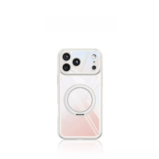 Màu Gradient Xoay 360 Độ Điện Thoại Đứng Ốp Lưng Cho iPhone 17Promax 17Pro 12 13 14 15 16 Pro Max 15Plus 11 Chống Sốc Bảo Vệ Toàn Diện Nữ Vỏ Di Động