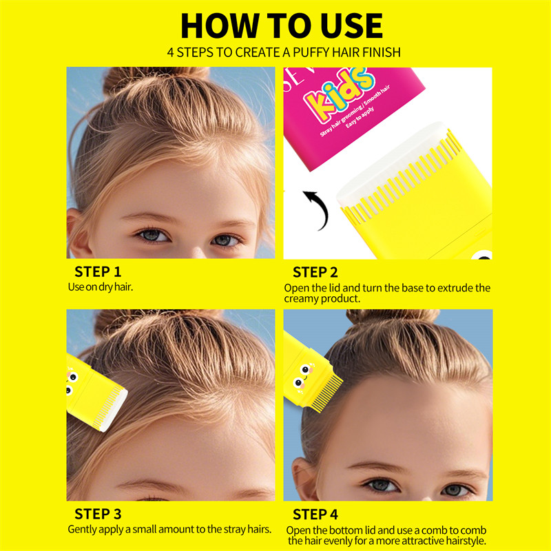 SEVICH Hair Stick Cho Trẻ Em Sáp Tạo Kiểu Tóc Khủng Long Hair Brush 40ml
