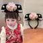 E-WOITD Hoa Phong Cách Trung Hoa Mũ sel Ngọc Trai Phong Cách Cổ Đại Công Chúa Tóc Vòng Hanfu Mũ Đội Đầu Hanfu Kẹp Tóc Nữ E-WOITD