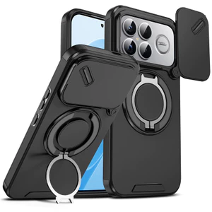 Dành cho Xiaomi Redmi K90 Pro Max, POCO F8 Ultra F8 Pro Ốp lưng PC cứng ELVEV + TPU mềm chống rơi có thể xoay vòng