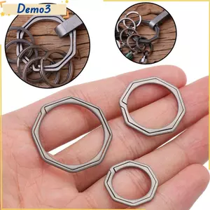 Vòng chìa khóa titan, Móc khóa titan siêu nhẹ 20 / 21 / 30mm, Giá đỡ nhẫn chìa khóa 2 kiểu chất lượng cao