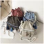 Túi Độc Đáo Nữ Phong Cách Mới Phong Cách Dân Tộc Tua Rua Bucket Bag ins Tất Cả Trận Đấu Một Vai Lộn