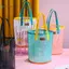 BeautifulHomeA PVC Trong Suốt Sọc Thạch Tote Túi Xách Chống Thấm Nước Rộng Rãi Lưu Trữ Cho Mùa Hè Du Lịch Ngoài Trời Sử Dụng VN