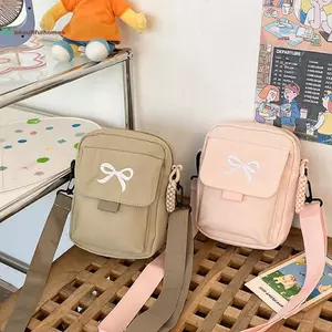 BeautifulHomeA Nữ Nơ Túi Đeo Vai Thời Trang Dây Đeo Có Thể Điều Chỉnh Hợp Thời Trang Túi Đeo Ngang Màu Trơn Thể Thao Hàng Ngày Túi Ví Và Túi Xách VN