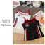 Milyfashion Cotton Ren Khâu Sling Có Miếng Lót Ngực Mùa Hè Slimfit Ôm Hơn Nhìn Ngọt Cay Ngắn Top Thể Thao Phong Cách Mới Y2K XHJU