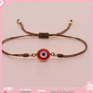 YOI Thanh Lịch Ác Mắt Handmade Vòng Tay Hạt Thủy Tinh Hoàn Thiện Vàng Trang Sức Bohemian