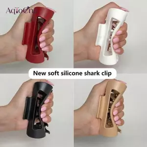 AqToCna Tóc Mềm Lấy Bé Gái Kẹp Tóc Silicon Thời Trang Đơn Giản Đa Năng Vật Dụng Lấy Tóc Trang Trí Phụ Kiện Tóc Thiết Kế An Toàn AqToCna