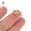 20 Chiếc Nhẫn Chìa Khóa Xoay Hợp Kim Kẽm 1.6cm Xoay Chó Bule Đầu Nối Keyfob DIY Móc Chìa Khóa Mặt Dây Phụ Kiện [Mina]