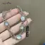 AqToCna Kiss Trang Sức Kpop Thép Titan Mặt Trăng Vòng Tay Nữ Y2K INS Thời Trang Hàn Quốc sel Mặt Dây Chuyền Vòng Tay Pulseras Quà Tặng AqToCna