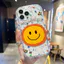 Ốp Lưng Cho OPPO A6 A5X A3 A96 A95 A92 A77S A76 A74 A60 A58 A57 A54 A53 A52 A38 A18 A17 A16 A15 A5 A9 A3S F9 Pro Kem Sóng Cong Cạnh Mtif Mặt Cười NYK143