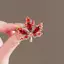 PNPIA- Pha Lê Sang Trọng Zircon le Lá Thổ Cẩm Dành Cho Nữ Sáng Bóng Kim Cương Giả Thổ Cẩm Pin Tiệc Cưới Quần Áo Phụ Kiện