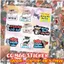 Combo Sticker tem dán xe, dán laptop, dán điện thoại cute 9 miếng trang trí