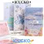 ICUCKO 100 Phong Bì Thử Thách Tiết Kiệm Tiền, Tranh Sơn Dầu Có Thể Tái Sử Dụng Mini Chất Kết Dính Tiết Kiệm Thử Thách, Chống Thấm Nước Tiết Kiệm Tiền Ngân Sách Chất Kết Dính Quà Tặng
