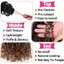 Phi Kinky Xoăn Đuôi Ngựa Nối Dài 8 Inch Tóc Xoắn Ốc Tổng Hợp Cho Nữ Nhìn Tự Nhiên