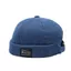 Mũ Docker không vành SMILE, Mũ beanie chữ thường ngày, Mũ beanie màu trơn Hip Hop có thể điều chỉnh thời trang Mũ beanie dưa hấu ngoài trời