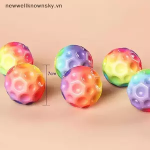 MỚI Galaxy Moon Ball Extreme High Bouncing Ball Spaceball Đồ chơi trẻ em Pelota Saltarina Para SKY