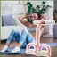 Dây tập thể dục Bàn đạp 4 ống Căng thẳng Bàn đạp có tay cầm cho thể hình Dây kéo đàn hồi Tập thể dục kouvn