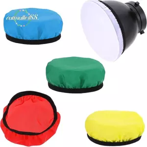 Tất khuếch tán ánh sáng mềm CATMALLER88, Bộ lọc vải 7 "180mm màu trắng, Đĩa bóng khuếch tán tiêu chuẩn Nylon