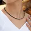 HNKMP Độc Đáo Nhung Choker Nelace Dành Cho Nữ, Dây Xích Inox, Trang Sức Hợp Thời Trang Quà Tặng Ngày Của Mẹ.