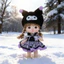 22cm Dễ Thương Bé Búp Bê Full Body Vinyl Búp Bê Dễ Thương Mặc Búp Bê Cô Gái Chơi Nhà Búp Bê Đồ Chơi