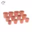 HFTOY 12 Chiếc Nhà Búp Bê 1: 12 Chậu Hoa Thu Nhỏ handmade Nồi Đất Sét Đỏ Sân Vườn Nhà ~