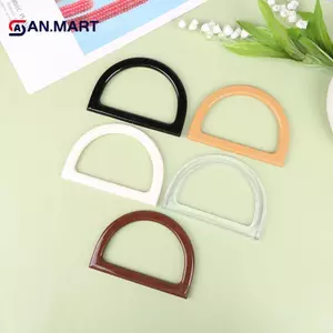 AN.MART Túi Hình Chữ D Tay Cầm Túi Nhựa Vòng Tay Cầm Ví Thay Thế Hành Lý Thủ Công Phụ Kiện VN