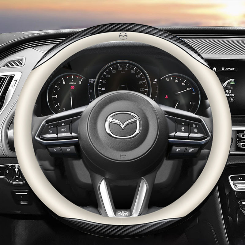 Vỏ vô lăng Mazda Mazda Mazda 3 CX5 2 6 CX30 RX7 5 CX3 RX8 323 BT50 CX7 CX8 MX5 CX9 Vỏ vô lăng da Phụ kiện