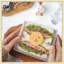 Hộp bánh Sandwich hình chữ nhật B & N Hộp đựng bánh và bánh ngọt 50 miếng mỗi Pa.