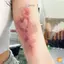 4 Tờ Halloween Vết Thương Bruising Hình Xăm Tạm Thời Cosplay Chống Thấm Nước Cánh Tay Mắt Cá Chân Hình Xăm Hình Xăm Giả Lâu Dài Mới