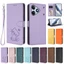Vỏ Mèo Dễ Thương Cho Realme Note 80 Ốp Lưng Realme Note 60 60X 50 70 70T 16 Pro + Ốp Lưng Dây Đeo Cổ Tay Ví Da Flip Phone Cover