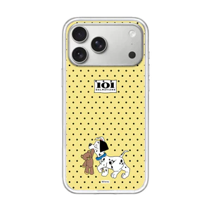 Ốp điện thoại hình chó chấm bi dễ thương chống vân tay từ tính cho iPhone 17 Pro Max16 15 14 Pro Vỏ bảo vệ trong suốt cứng