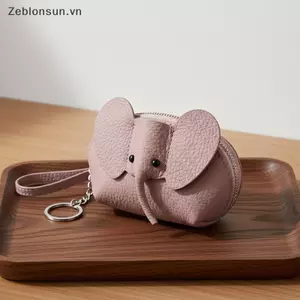 # HB # Baby Elephant Da PU Ví Đựng Tiền Xu Nữ Ví Nhỏ Có Đựng Thẻ Thiết Kế Sáng Tạo Cho Quà Tặng Văn Phòng Trường Học.