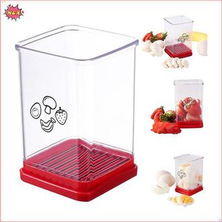 N & X Máy thái tốc độ rau củ quả mới với tấm đẩy Máy cắt cốc thủ công Dụng cụ cắt lát chuối dâu tây cầm tay Phụ kiện nhà bếp.