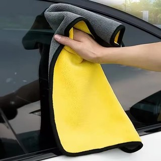 Khăn giặt ô tô hai lớp dày - Vải lau tự động siêu thấm