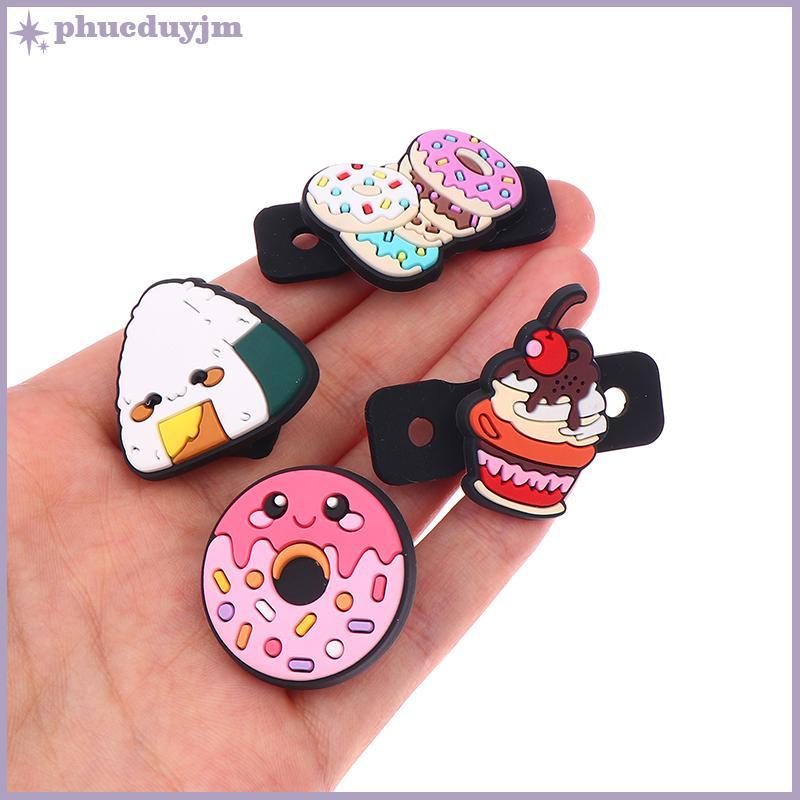 Thực phẩm loạt Hamburger Vợt Tennis bánh pizza Cookie bánh mì donut hình giảm xóc Silicone Vợt Tennis DAMPENER VN