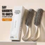 Lược Chải Tóc Massage AFTEROF, Lược Tạo Kiểu Cong Răng Hai Lớp, Phụ Kiện Tóc Matte Grip Di Động Massage Da Đầu Detangling Bàn Chải Tóc Sử Dụng Tại Nhà