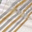 Dây chuyền Cuba bằng thép không gỉ PYCOU, Chiều rộng 5,5mm Chiều rộng 6,5mm Dây chuyền lề đường bằng thép không gỉ, Phong cách cổ điển Liên kết phẳng Chiều rộng 8mm Liên kết cáp DIY Dây chuyền làm đồ trang sức Làm vòng cổ DIY