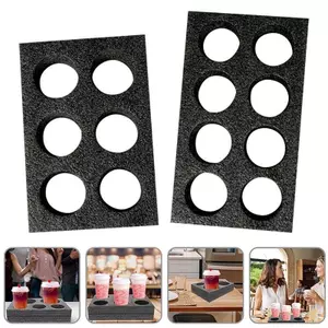 Cốc ECK Giá Đỡ Khay Đựng Đồ Uống Mang Ra Khay Cà Phê Dùng Một Lần Đồ Uống Giao Hàng Giữ Ra Đi Đi Đi Mang Đồ Uống HOT