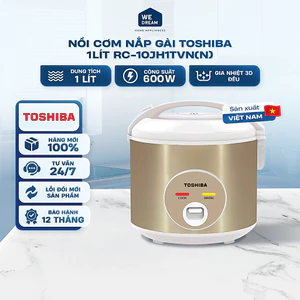 RC-10JH1TVN(N) - Nồi Cơm Nắp Gài Toshiba 1 Lít RC-10JH1TVN(N) 600W - Hàng Chính Hãng, Mới 100%