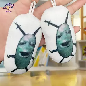 HFTOY Cursed Plankton Meme Sang Trọng Squeak Mặt Dây Chuyền Túi Móc Khóa Ngộ nghĩnh Túi Charm Giọng Nói Mặt Dây Chuyền Mô Hình Búp Bê Trang Trí Quà Tặng Đồ Chơi ~