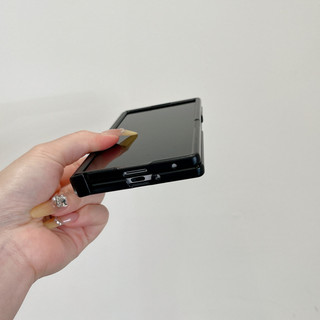 Ốp điện thoại doanh nhân từ tính lấp lánh họa tiết gợn sóng dành cho Samsung Z Fold 7 6 5 4 3 Flip7 Flip6 Flip543