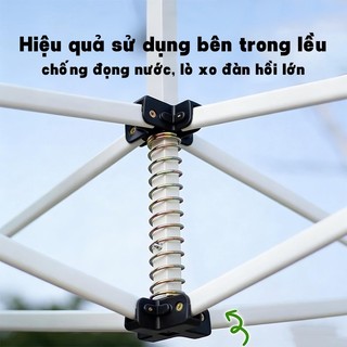 Nhà Bạt Di Động Gấp Gọn 3M X 3M; 3M x 6M Che Nắng Mưa Ngoài Trời, Khung Thép Sơn Tĩnh Điện