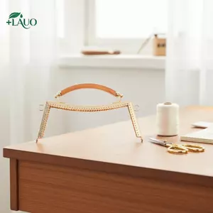 Springevenstar Mini Kim Loại Ví Khung Kiss Khóa Túi Phần Cứng Vintage Ví Khóa Khung Túi Kiss Clasp Lo DIY Craft Springevenstar