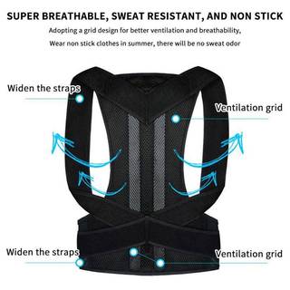 Dai chống gù lưng Có thể điều chỉnh tư thế Corrector thấp trở lại hỗ trợ Shoulder Brace Belt cho nam giới phụ nữ