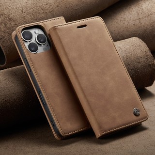 CaseMe Sang Trọng Lật Da Ốp Lưng Điện Thoại iPhone 17 Pro Max 16 15 14 13 12 11 Pro Max Ví Khe Cắm Thẻ Trường Hợp Bao Da