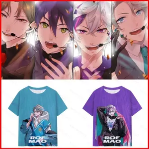 GC1 NIJISANJI ROF-MAO Kenmochi Touya Kagami Hayato Virtual Host Áo thun ngắn tay hàng đầu GC1