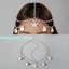 Chuỗi đầu FUHUIOT Boho, Chuỗi tóc Bohemian phong cách đại dương, Chuỗi đầu vỏ Sao biển thanh lịch Thời trang đính cườm Đầu mảnh mặc thường ngày